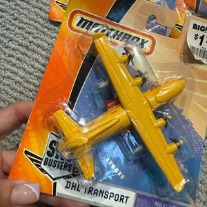 Matchbox DHL Transport Plane Toy x3
